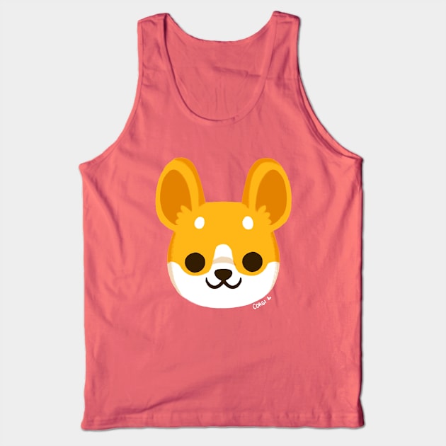 CUTE CORGI Tank Top by cloudr93